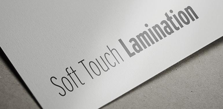 printed notepads soft-touch lamination