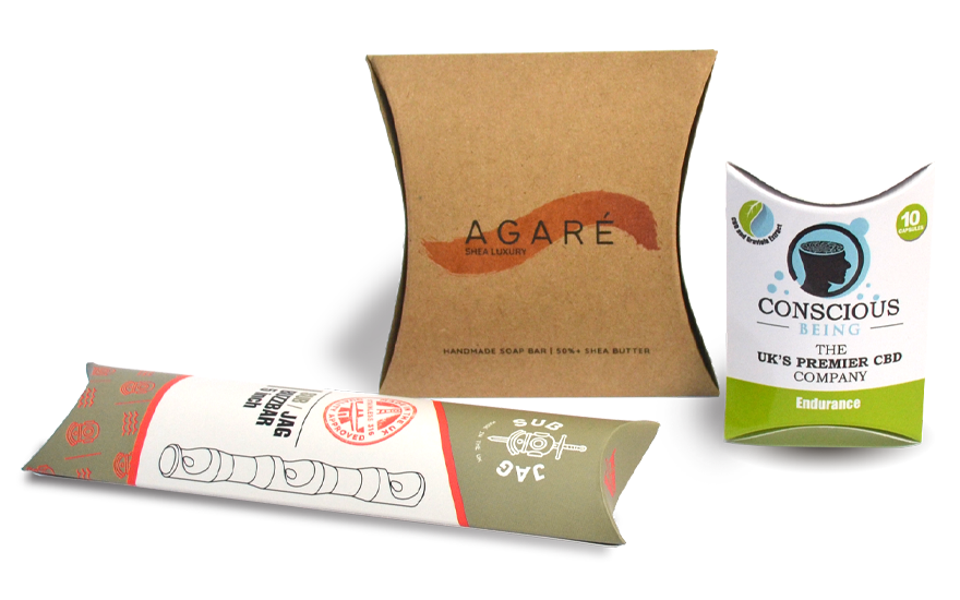 Printed Pillow Boxes Printed Pillow Packs UK